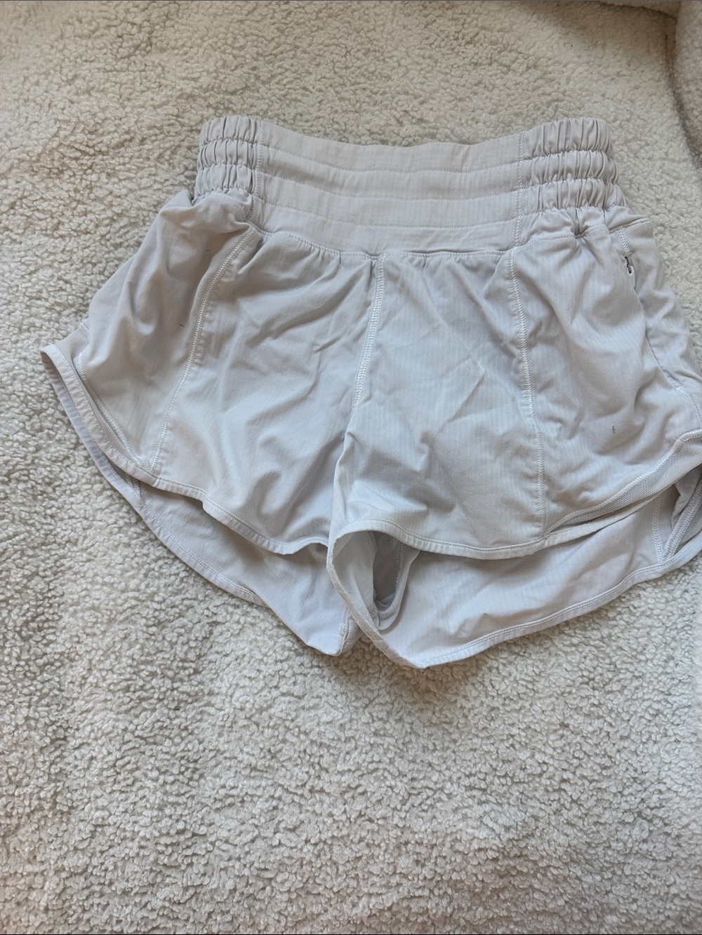 Lululemon hottie hot shorts and includes built-in booty shorts and zipper pocket